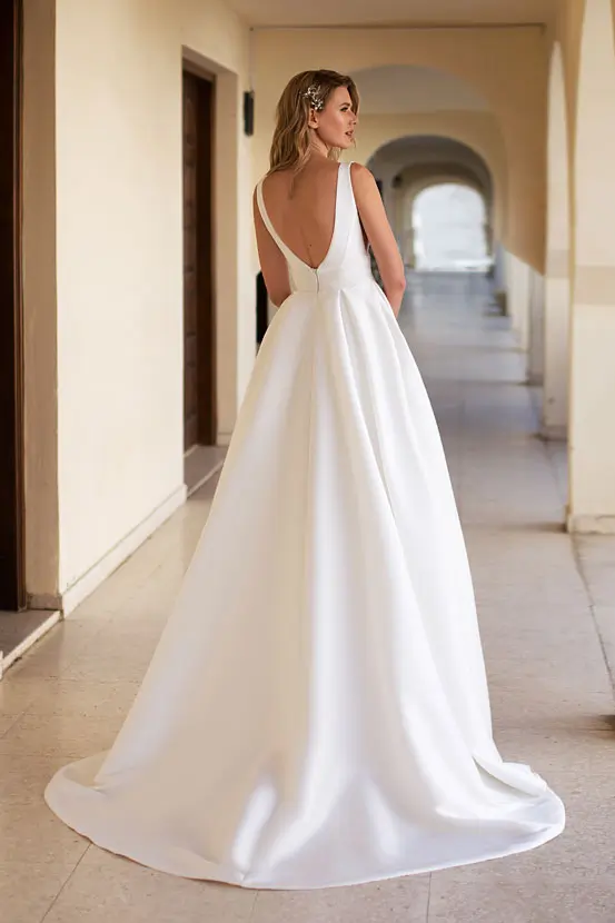 Schlichtes Brautkleid Siegburg